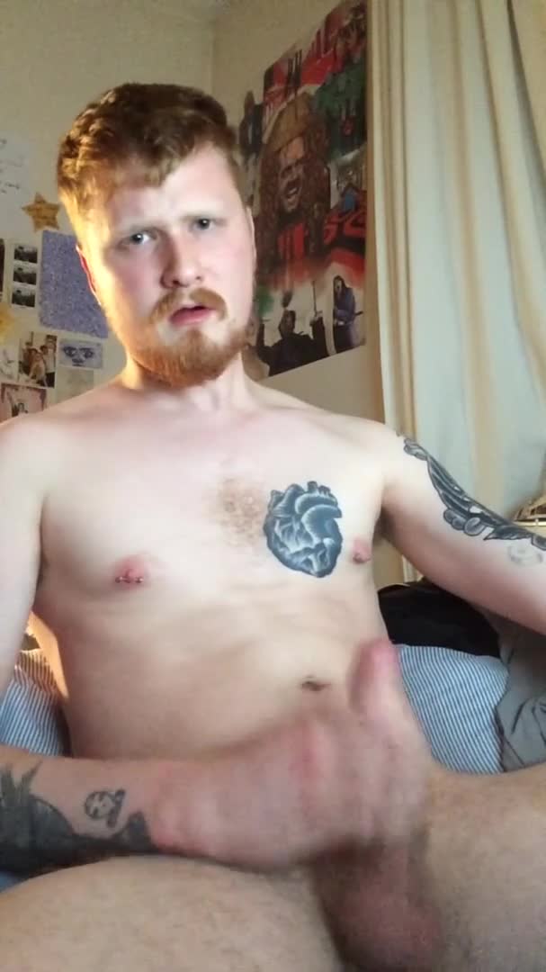 Ginger Stud Nutts Onto His Mouth