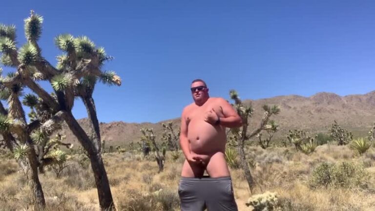 In The Joshua Trees Cumshot Machine Again