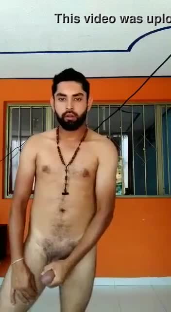 Indian Jerks And Eats Cum