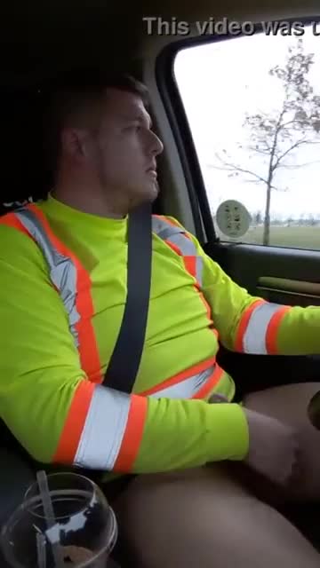 Viz Driver Gets His Dick Out