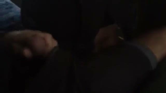 Guys Jerking On Bus