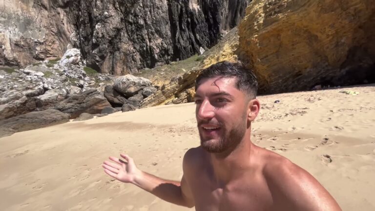 Youtuber Goes Skinny Diping In Beach
