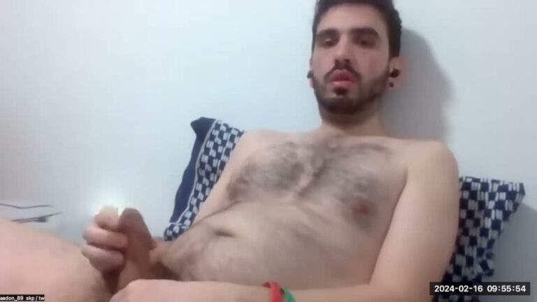 Man Jerking Off